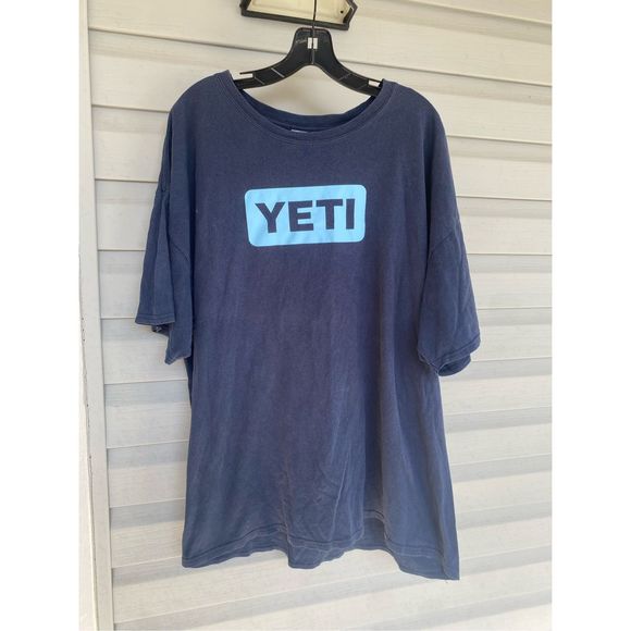 Yeti Navy Blue T-Shirt, Men's Size 3XL - Picture 1 of 7